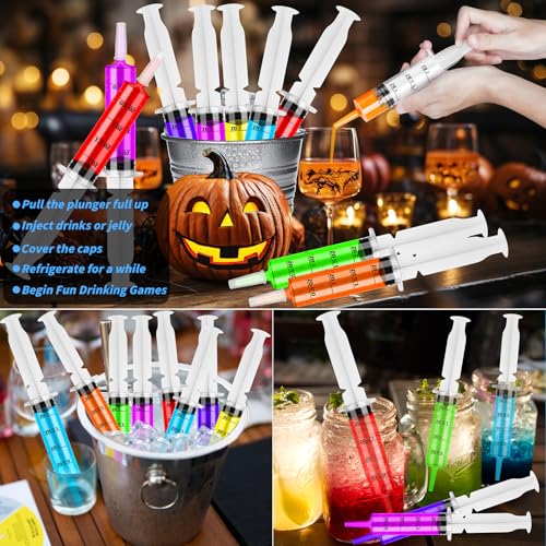 Image of 50 Pack 2 OZ Syringes with Catheter Tip and Cap Plastic Large Syringes for Liquids, Jello shot Party, Medicine Student, Oral, Scientific Labs, Measuring, Dispensing, Home Care