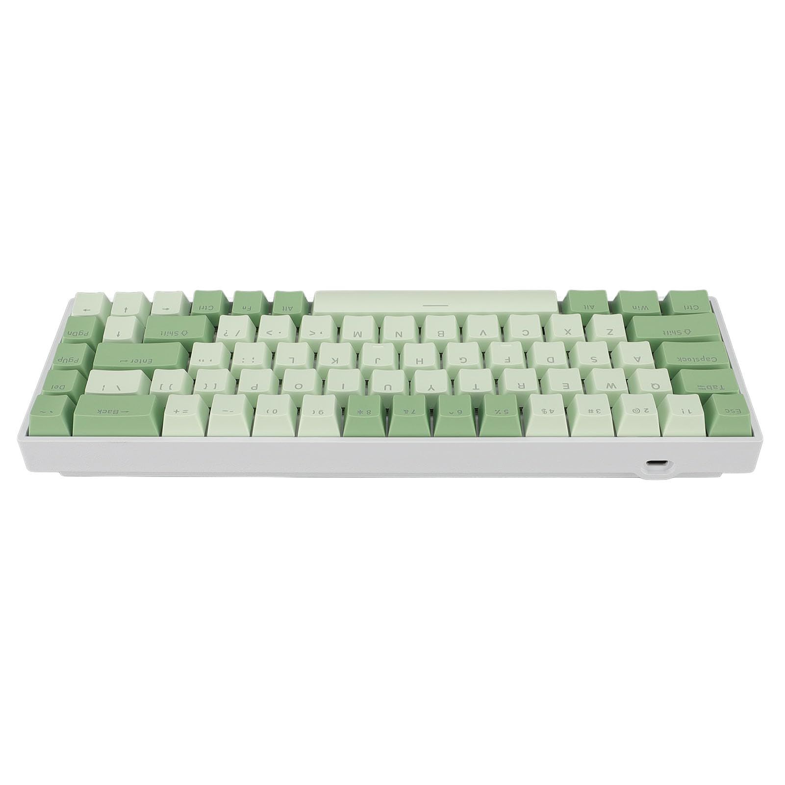 Klawiatura Mechaniczna 60%, Podświetlenie RGB, Niebieski Przełącznik, USB C, Przewodowa Klawiatura do Gier Zapewniająca Zwycięstwo, Ergonomia