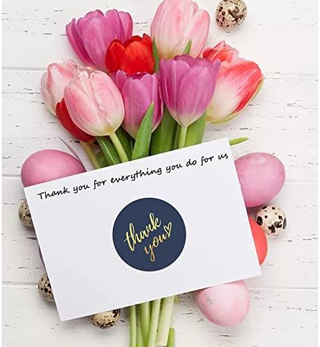gishane 500 pcs 1.5 inch Thank You Stickers for Small Business, Self Adhesive Gift Packaging Labels Stickers Tag Stickers for Gift Wrapping Wedding Decor