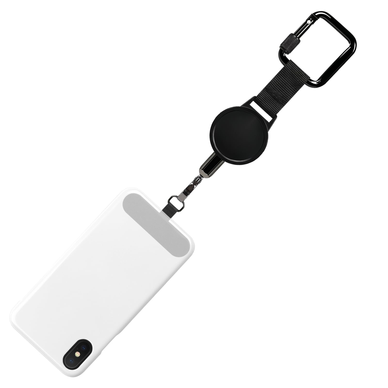 Ochrona przed kradzieżą telefonu komórkowego, zabezpieczenie telefonu komórkowego, wysuwane, zwijany breloczek do kluczy, pasek na telefon, pasek na telefon komórkowy, na nadgarstek, do