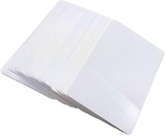 Meikuler 13.56MHz Cards, RFID Smart Card / M1 Card, ISO14443A Printable Blank RFID PVC Cards for Access Control, Hotel Key cads, etc (100)