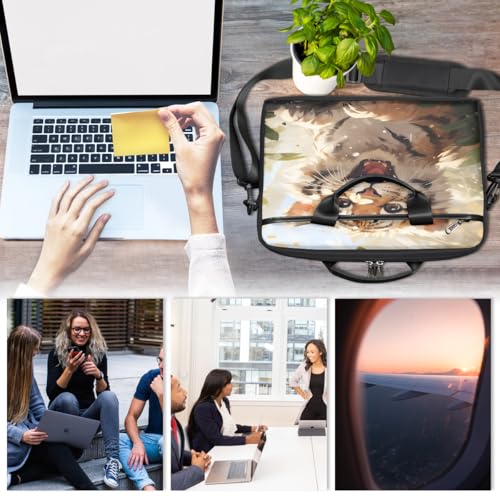 Bolso para laptop de 15 pulgadas Lovely Tiger miniatura 6