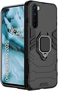 TheGiftKart Armor Back Case Cover for OnePlus Nord 5G (2020) | Ring Holder & Kickstand in-Built | 360 Degree Protection | Price In India