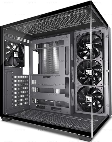 FOIFKIN F300 (2025) PC Case - Pre-Installed 4 No RGB Fan, ATX Mid...