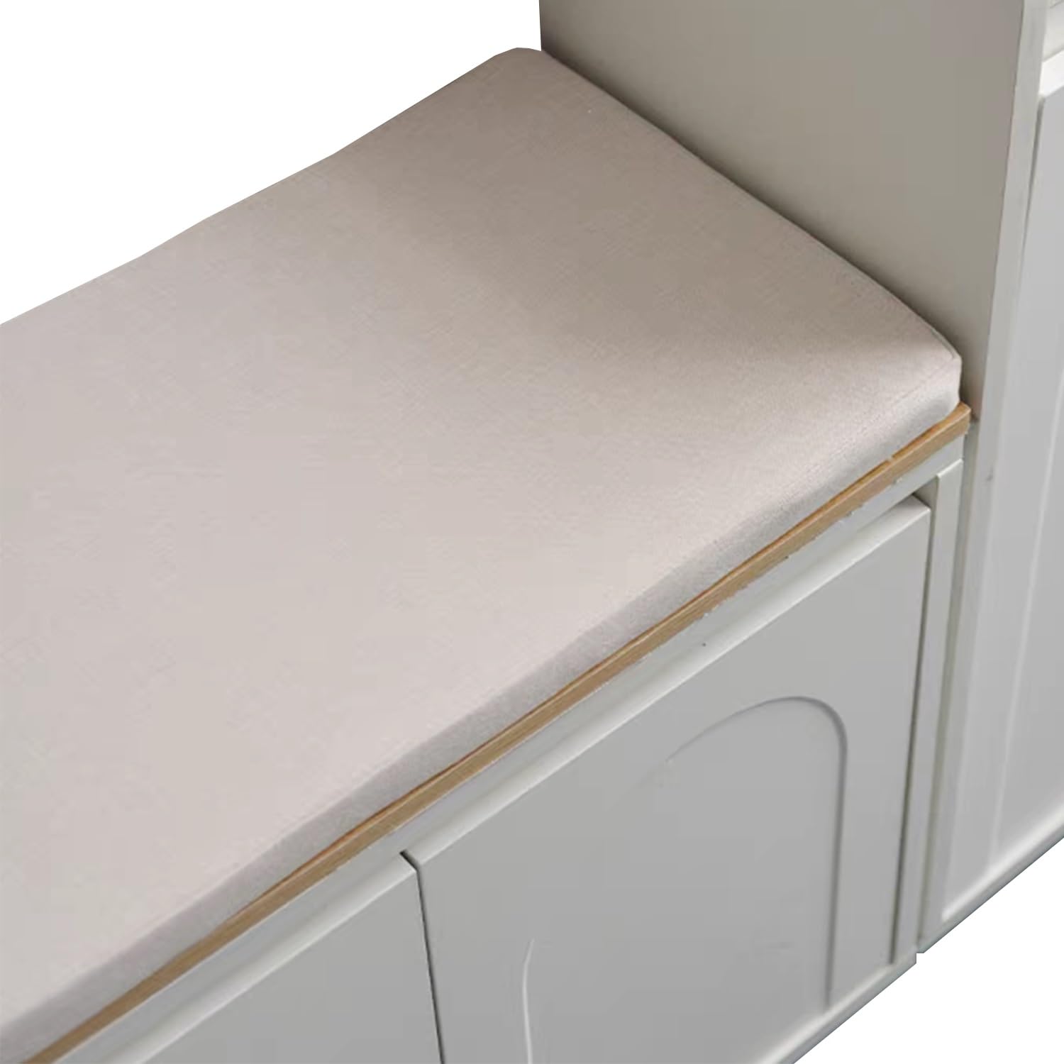 Bench Cushions for Indoor Furniture 40/48/60 x 14/15/17/11 inch Rectangular Non Slip Outdoor Bench Cushion pad for Deck Chair Swings Bench Cushion(Color 8,48x22x2in)