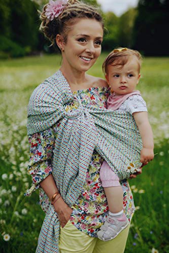 Preisvergleich Produktbild Little Frog Ringschlinge Vibrant Cube, 500 g, mehrfarbig, M