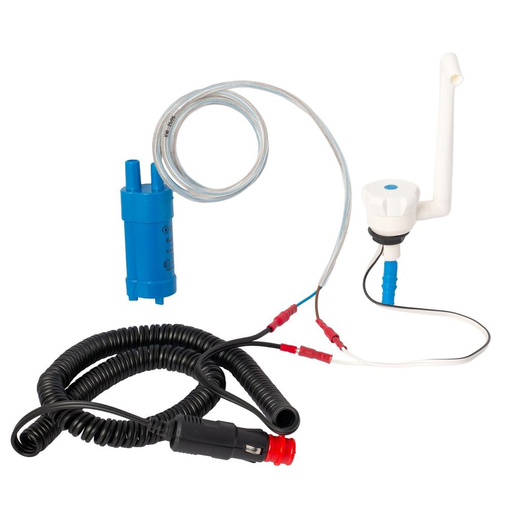 12 V Agua Anlage tentempiés carro venta colgante camping Cocina montar fregadero 325 x 265 x 100 Comet Novo Blanco (AD de ideas)