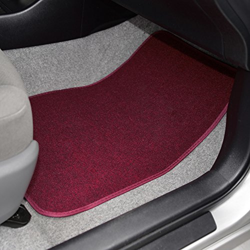 Bdk Mt-100-Bd Classic Carpet Mats For Car Suv Van And Truck-Universal Fit Front And Rear Floor Protection With Heelpad, Burgundy #TOP3