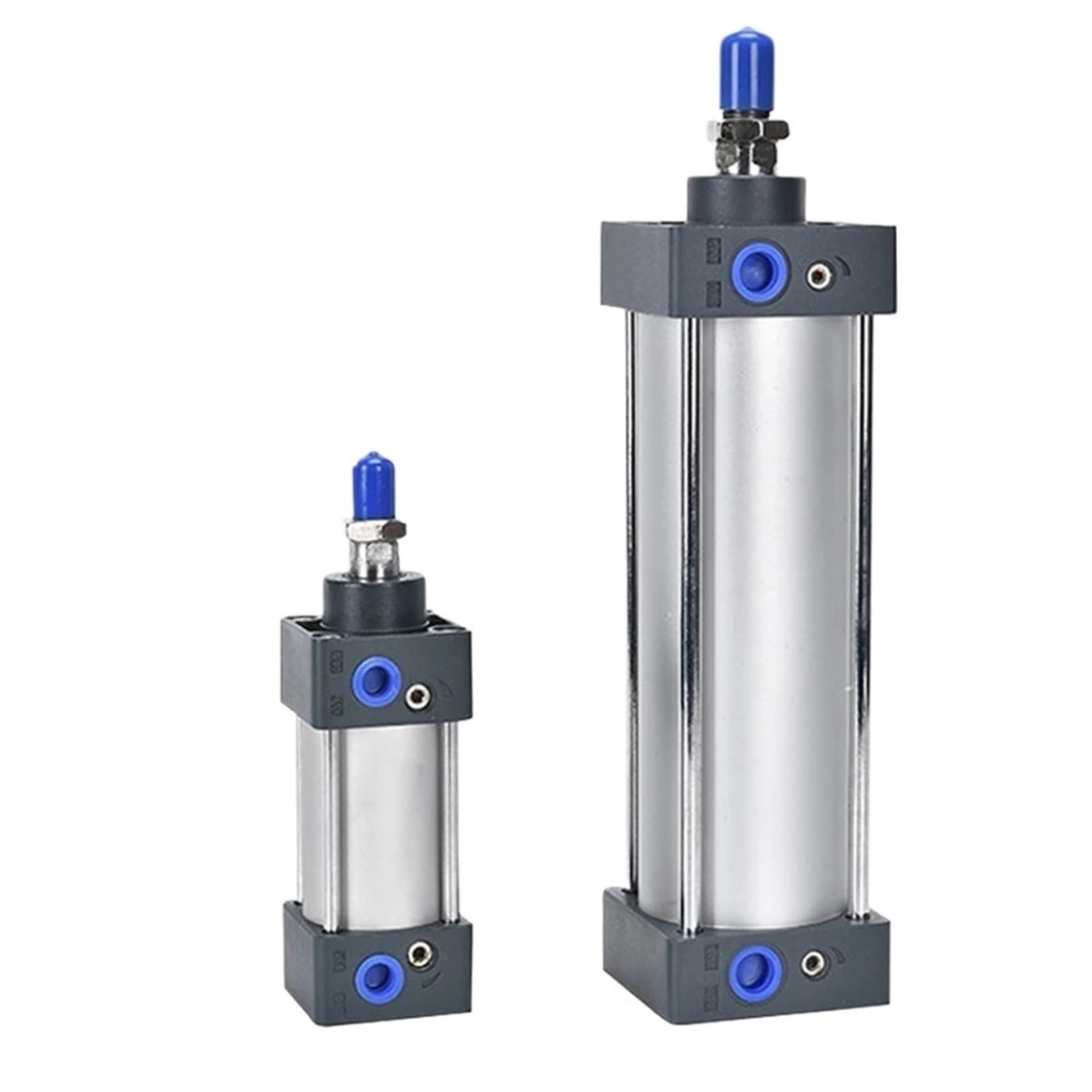 Pneumatic Cylinder SC32/40/50/63mm Bore Air Piston Double Acting 25-1000mm Stroke Aluminum Alloy Actuator Parts(SC80 (Bore 80mm))