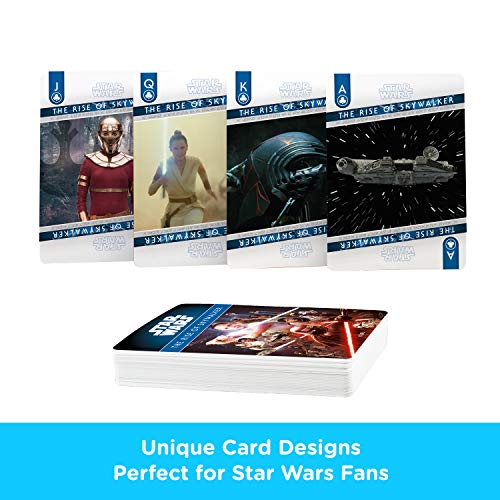 Star Wars Playing Cards - Episode 9 - The Rise Of Skywalker Deck Of Cards For Your Favorite Card Games - Officially Licensed Star Wars Merchandise And Collectibles - Poker Size With Linen Finish #TOP2
