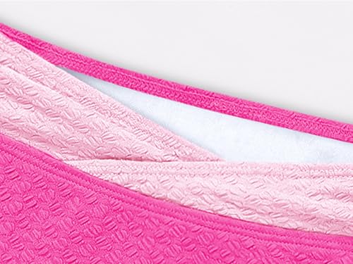 Image of Girls Swimsuit Solid Bathing Suit 2 Piece Twist Cross Adjustable Straps Soft Lining Bikini for Teen Girls with Chest Pad