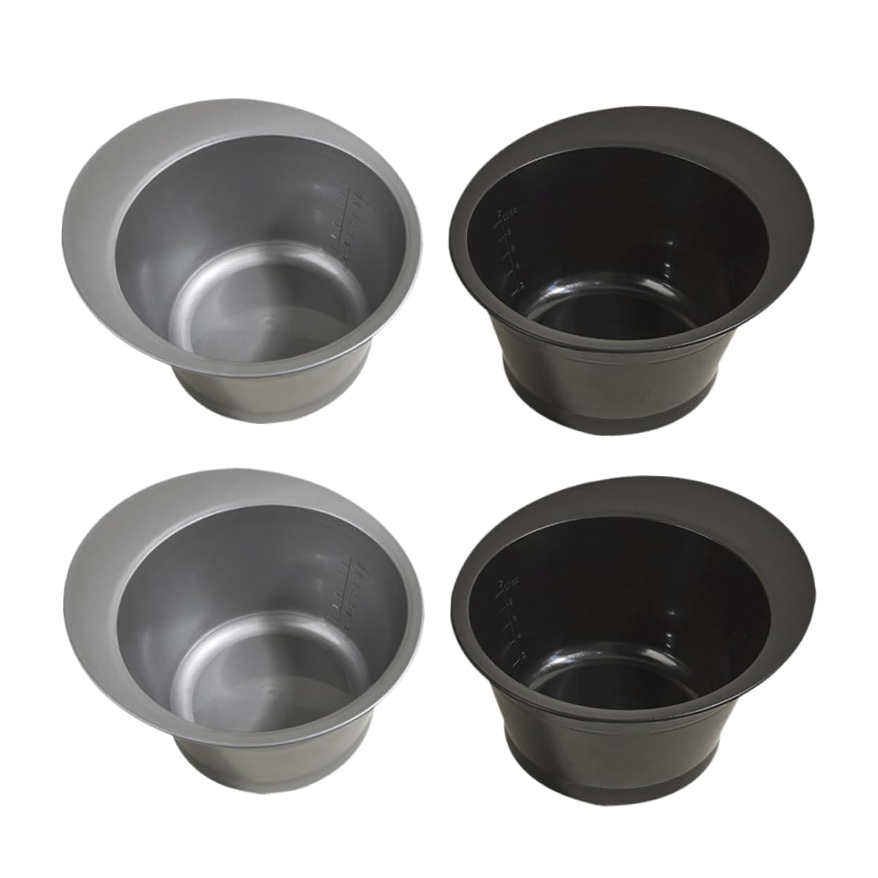 OSOLADY 4PCS Durable Hair Dying Bowls for Salon Use Convenient Hair Coloring Containers for Home Professional Use Easy to Clean and Reusable Great Present for Hairdressers