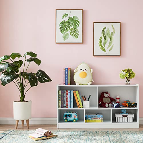 image for TOYMATE Toy Organizers and Storage, 5-Section Kids Bookshelf for Organ