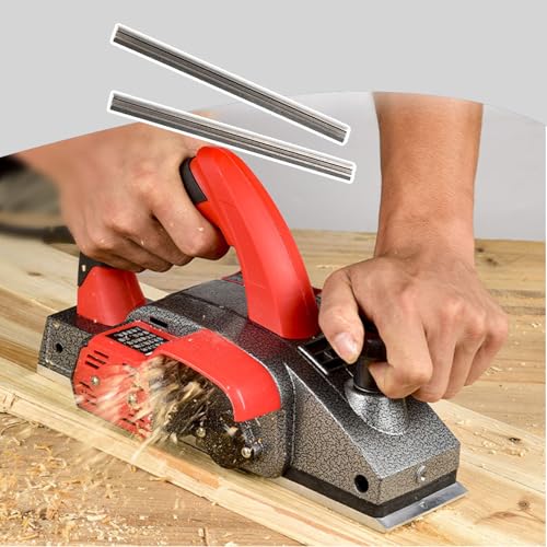 10 Stück Hobelmesser 82mm Hss Set,Messer Hobel Ersatzmesser Wendemesser,Klinge 82x5,5 X1,2mm Borkenhobel Klingen,für Elektra Beckum Elektrohobel Makita Dewalt Elu Handhobel,Holzbearbeitungsmaschinen