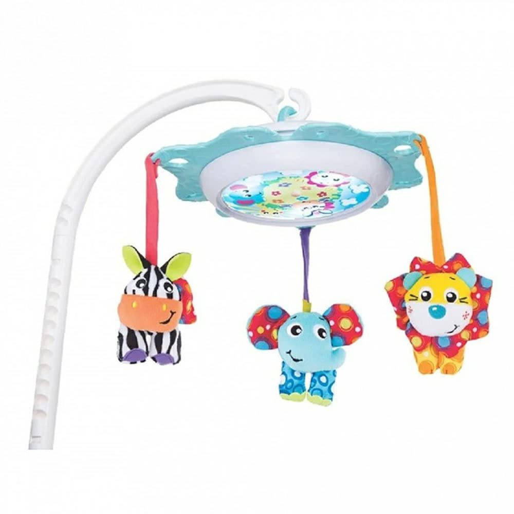 Playgro 0185827 3in1 Gute Nacht Mobile mit Nachtlicht und Musik