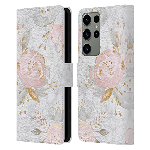 Carcasa libro Samsung S23 Ultra con ranuras para tarjetas de cuero