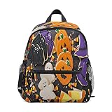 Sac à dos pour enfant avec sangle de poitrine et dessert d'Halloween