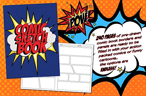 Carnet de croquis Piccadilly Comic de dessin format A5 pour illustration