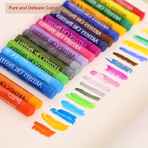 Oil Pastel Set for Artist, Painting Oil Pastels for Graffiti Art Washable Round Oil Pastels Crayons for Kids, Artist, Student