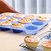 Silicone Muffin pan 12 Cups, European LFGB Non-Stick Cupcake Baking Pan, BPA Free Egg Tray Silicone Mold, Food-Grade Muffin Tin