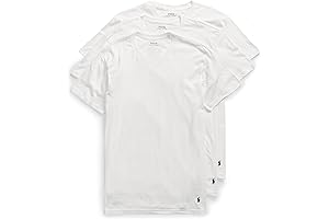 U.S. Polo Assn. Men's Stretch Classic Fit Crew Undershirts (Big & Tall) 3-Pack