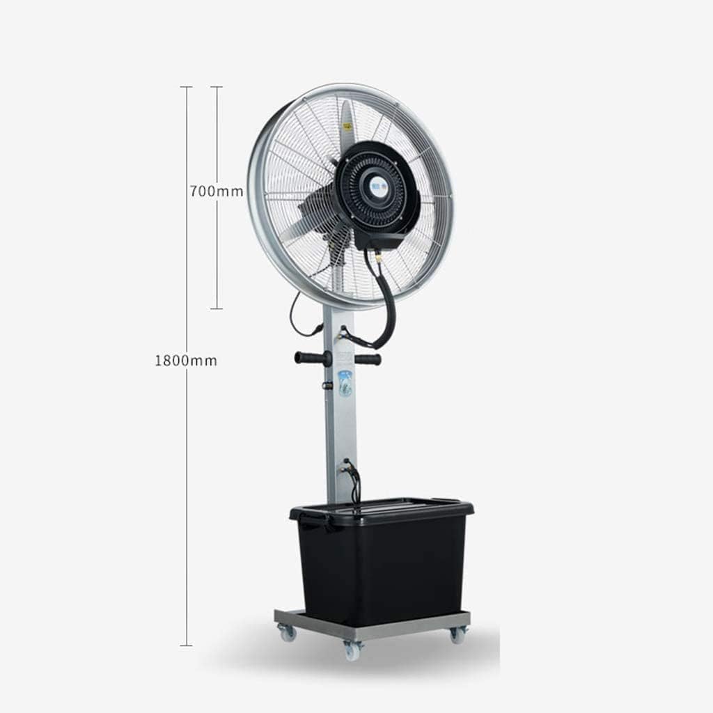 Commercial Fan Speed Controller, Industrial Fans Cooling Big, Stand Fan Black, Adjustable Height Oscillating Outdoor Pedestal Fan