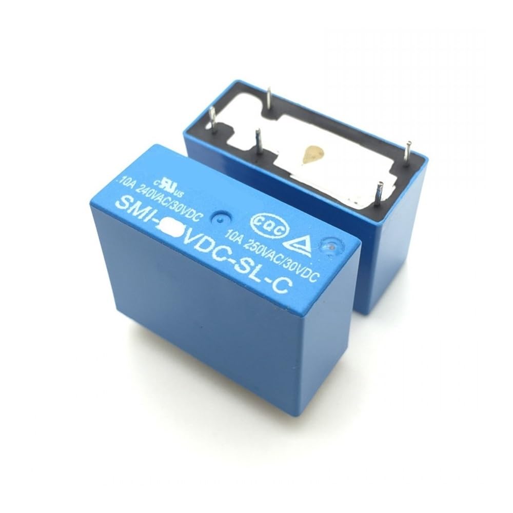 AARTERZZA 10PCS/lot Power Relays SMI-12VDC-SL-C 12V 10A 5PIN Relay