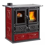 Farbe: Bordeaux La Nordica L7013130 Rosetta Sinistra BII Küchenofen Liberty Bordeaux
