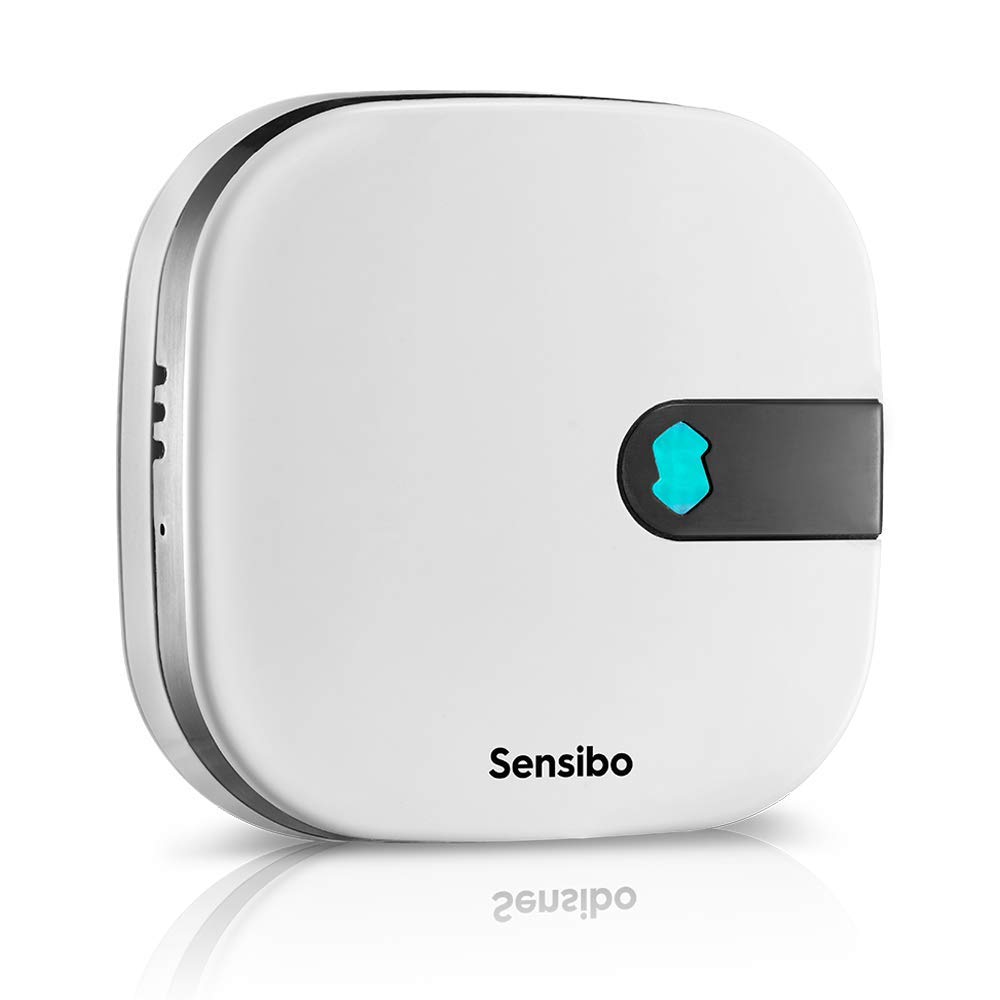 Sensibo Air + Room Sensor - Supervisión de A/C, eficiencia energética, Lee la Actividad en Habitaciones, On/Off autom.; Ahorra energía Google, Alexa, Apple HomeKit y Siri Ready. para A/C con c/Remoto