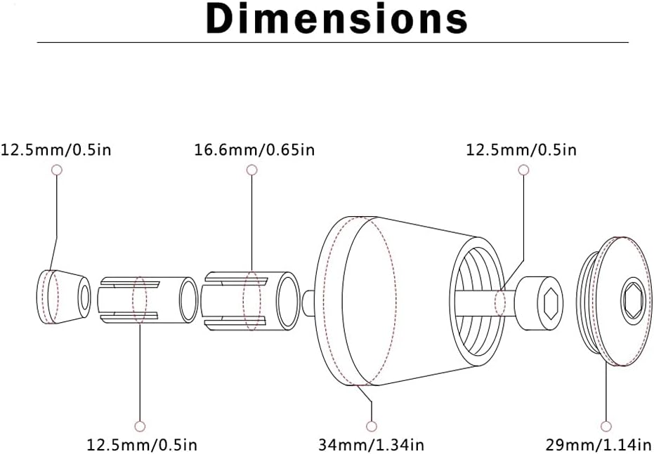 Hand Grip Bar for Honda ST1300 ST 1300 2003-2015 2004 2005 2006 2007 2008 09 Motorcycle CNC 7/8" 22MM Handlebar Grips Handle Bar Cap End Plugs (Color : 16, Size : 2003-2015)