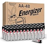Energizer MAX AA Batteries (48 Pack), Double A Alkaline Batteries