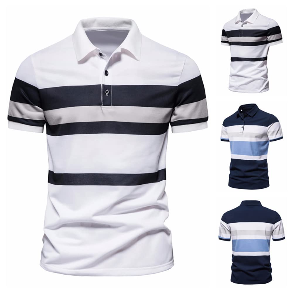 Polo de Golf para Hombre, Camiseta Deportiva de Tenis, Ropa de Calle, Moda Informal, Polo de Rendimiento atlético, Manga Corta