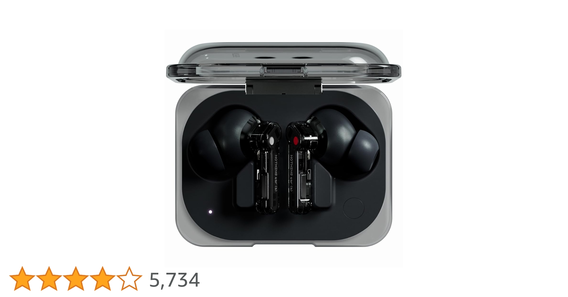 Nothing Ear　ブラック ワイヤレスイヤホン 新品　未開封 Amazon.co.jp: 【VGP 2025 金賞】Nothing ワイヤレスイヤホン NOTHING