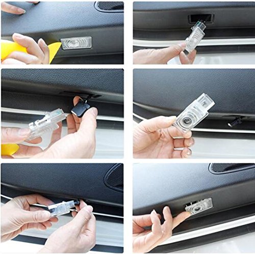 Sunshine Fly 2 pezzi auto porta Logo Porta