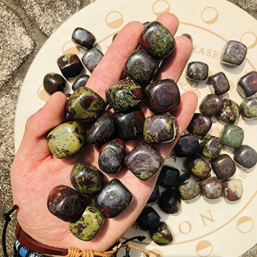 Zenkeeper Dragon Blood Stone Healing Stone 1/2 Ib Dragon Blood Jasper for Wicca, Reiki, Energy Crystal Healing