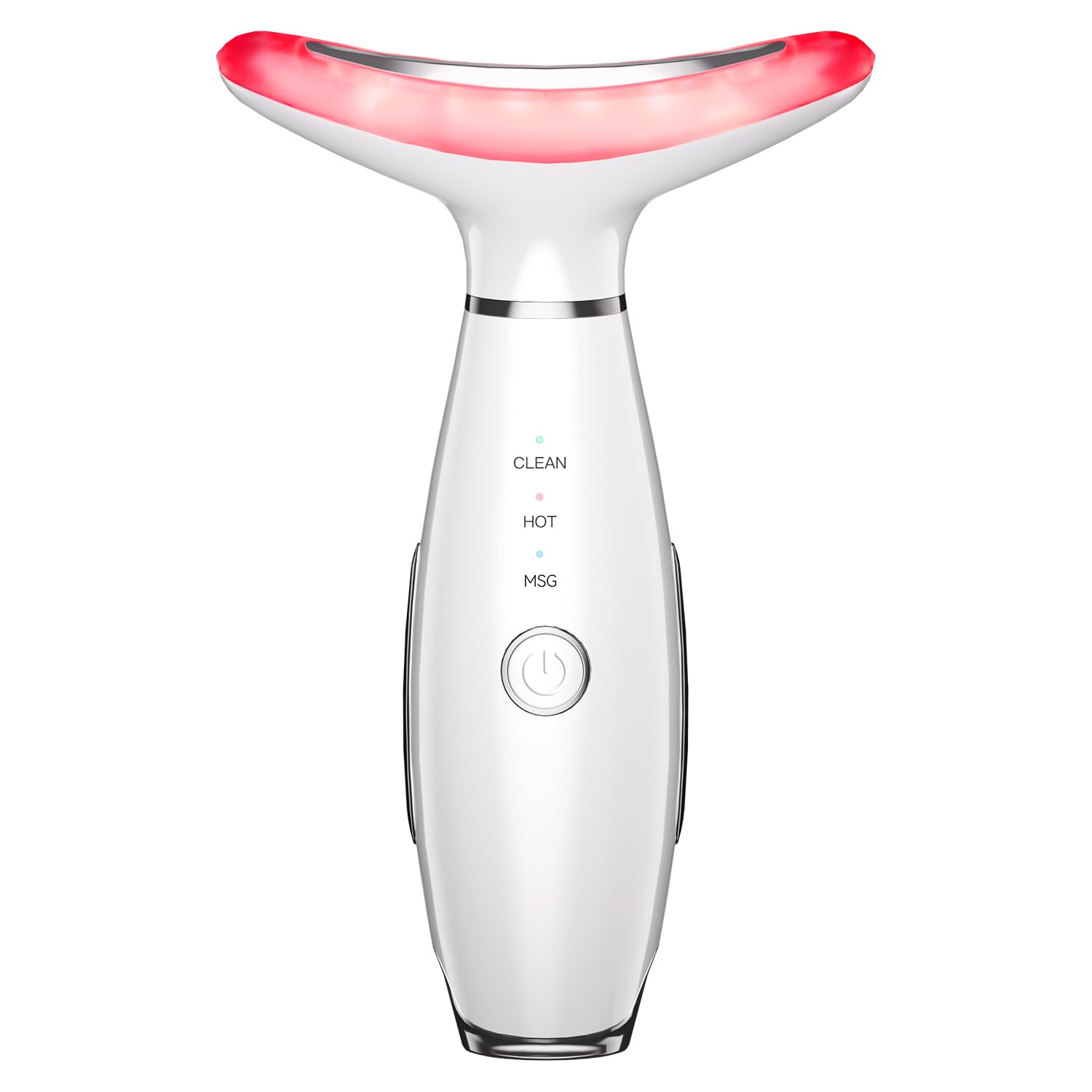 3-in-1 Beauty Massager for Face and Neck, Based on Triple Action LED, Thermal, and Vibration Technologies for Skin Care,Improve,Firm,Tightening and Smooth