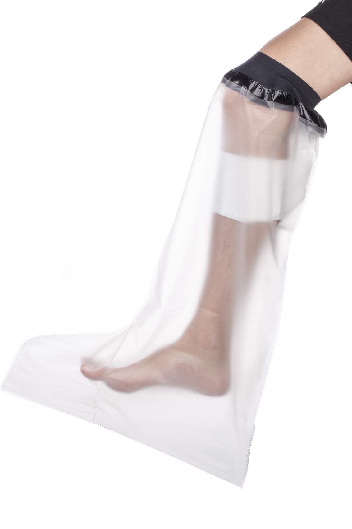 Adult Lower Leg Shower Cast Covers Waterproof Leg Cast and Bandage Protector, Watertight to Keep Dry for Broken Leg Cast, Shank, Ankle, Foot Wound and Injury