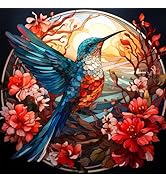 Ekuxom Hummingbird Diamond Painting Kits for Adults, Hummingbird Diamond Art Kits for Adults, 5D ...