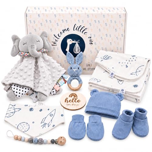 veviur - Coffret Cadeau Naissance Bébé Mixte pour Fille et Garçon - Cadeau de Naissance Nouveau-né Idéal pour Baby Shower