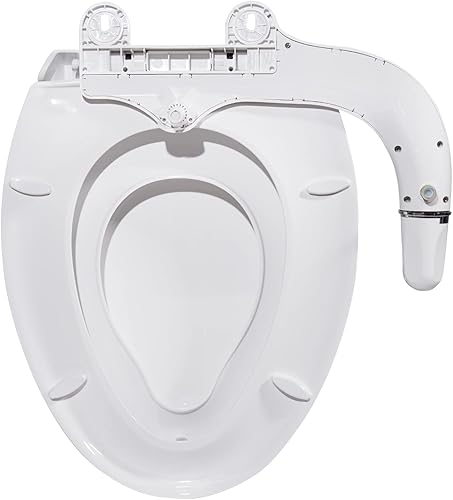 Miniatura 4 de Asiento de inodoro alargado con asiento para niños pequeños, cierre suave, cierre lento, asiento de inodoro familiar con asiento de entrenamiento