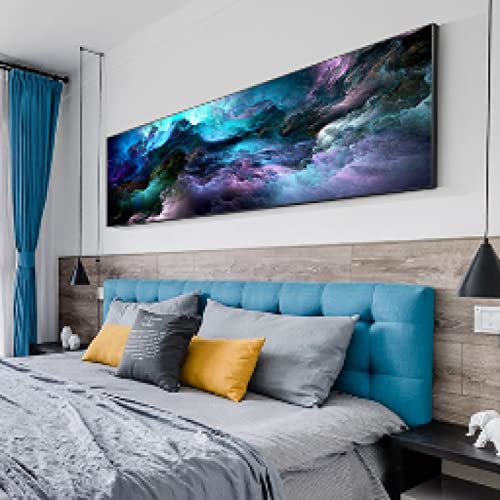 Toile Art Prints Nuage Coloré pour Égayer un Mur Vide de Chambre sans Cadre