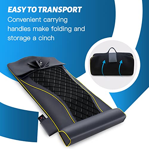 Cloris Back Strercher 4 Stretching Programs For Physiotherapy At Home, Back Stretching Electric Mat For Full Body & Back Relaxation, 3 Adjustable Intensities Yoga Stretching Mat #TOP2