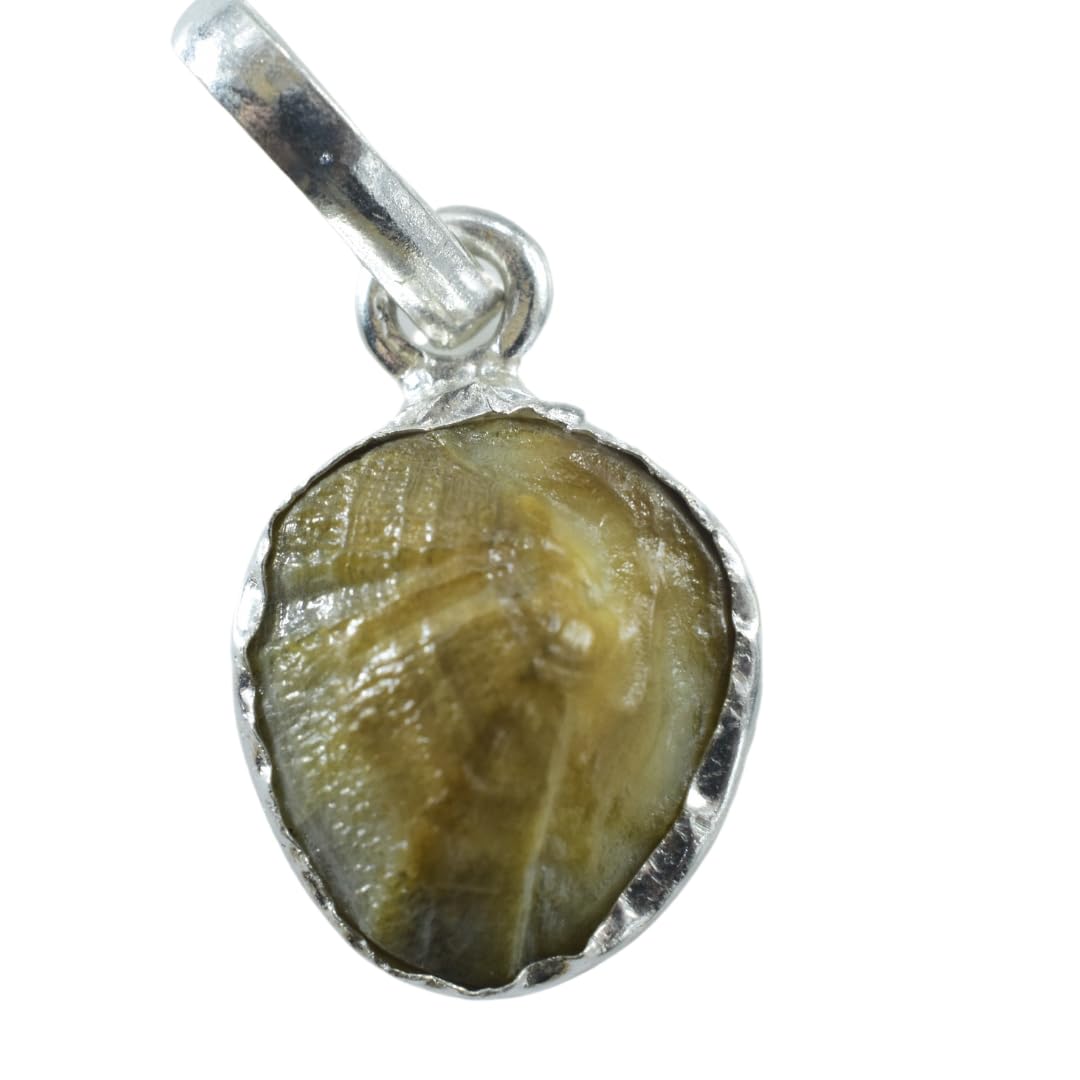 Ratna Shree Machh Mani Pendant In Silver | Machmani Original Silver Locket For Good Luck And Rahu Relief
