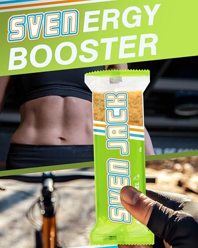 Sven Jack (Energy Cake) Haferriegel Apfelstrudel 20x 65g I Original Haferflocken Energieriegel I Veganer & Laktosefreier Haferriegel I Langkettige Kohlenhydrate & wenig Zucker I Müsliriegel