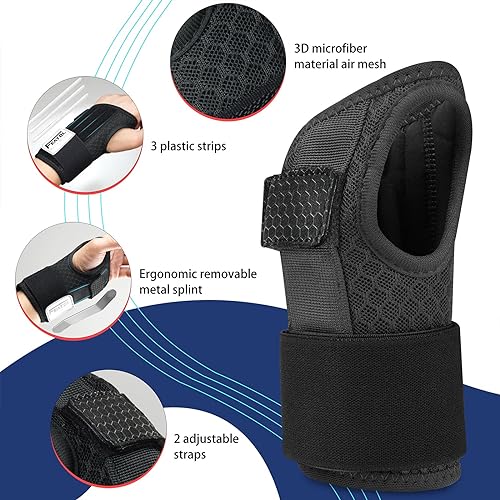 Featol 001 2 Pack Carpal Tunnel Wrist Brace thumb #1