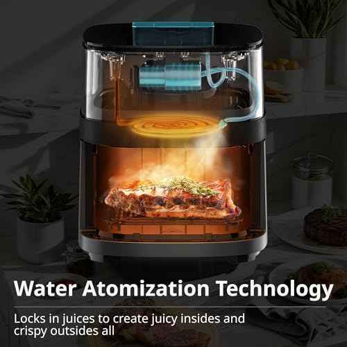 53Qt-Air-Fryer-Professional-Airfryer-with-Water-Atomizer-Tech-10-Cooking-Functions-on-Digital-Touch-Screen-Large-Capacity-for-Quick-Easy-Meals-Dishwasher-Safe-Nonstick-AF502-Black 53Qt Air Fryer Professional Airfryer with Water Atomizer Tech 10 Cooking Functions on Digital Touch Screen Large Capacity for Quick Easy Meals Dishwasher Safe Nonstick AF502 Black