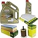 Produktbild Filter Set Inspektionspaket 6 Liter Motoröl Castrol EDGE Titanium FST 5W-30 LL MANN-FILTER Innenraumfilter Luftfilter Ölfilter