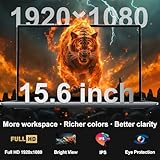 15.6 inch Laptop, Celeron N5095 (Up to 2.9GHz), 8GB RAM 256GB SSD, Full HD 1080P IPS Display, Notebook Win11 Pro, Webcam, WiFi 5, Type-C, Mini HDMI, Numeric keypad Laptops for Business and Students - Image 5