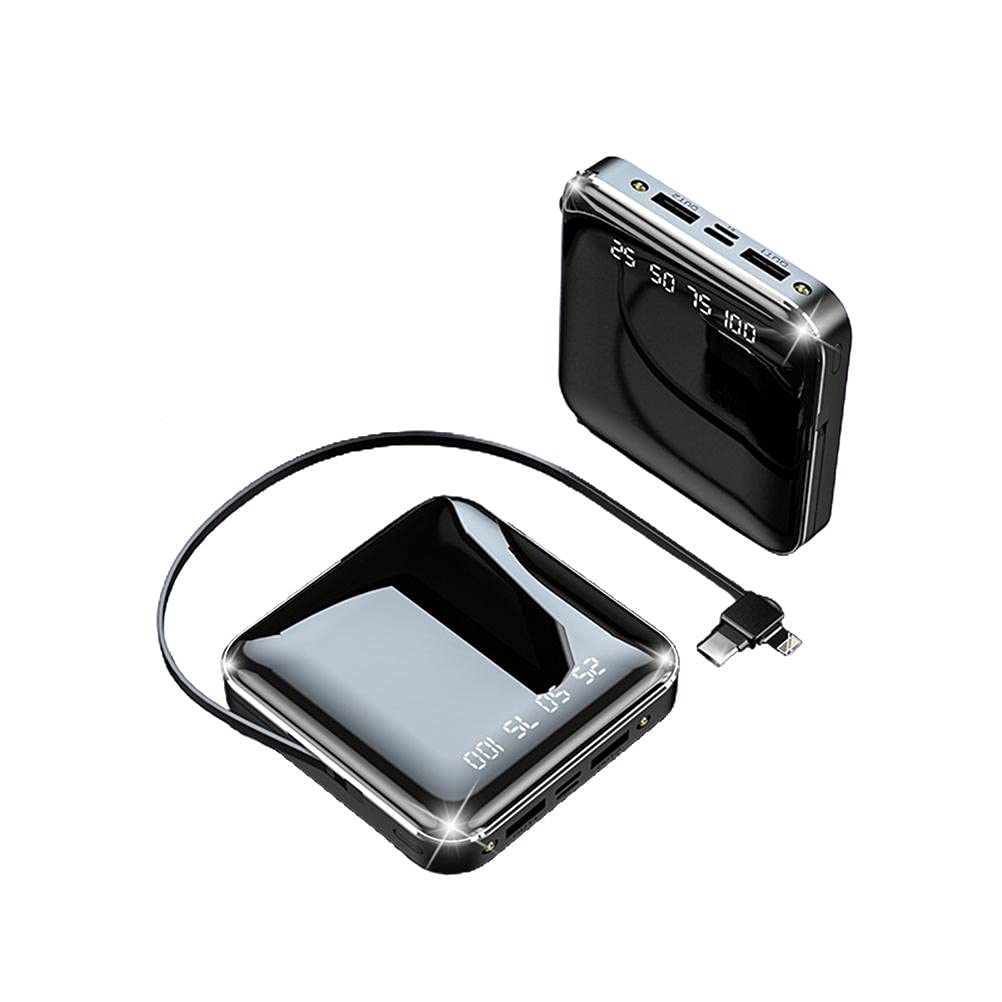 Powerbank 10000mAh Ultra Compatto - Caricabatterie Portatile Con Display LED Digitale