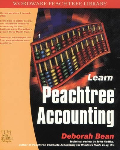 Buy Learn Peach Tree Accounting: Covers Versions 4 Through 2002 — BookShops.in